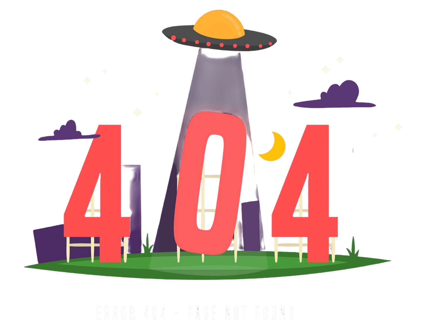 404 Page Not Found - UFO